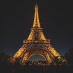 Eiffel Tower during nighttime
