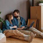 Lovely Couple With Laptop