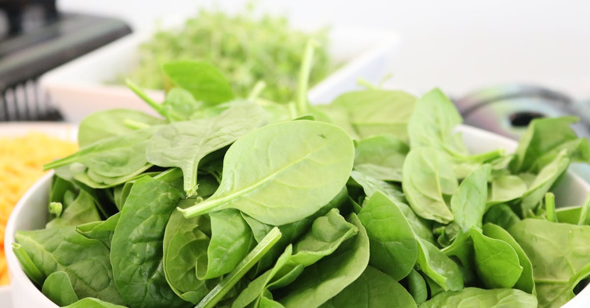 découvrez notre délicieuse salade d'épinards, un mélange frais et nutritif, agrémenté de légumes croquants, de noix et d'une vinaigrette légère. parfaite pour une entrée ou un plat principal sain et savoureux !