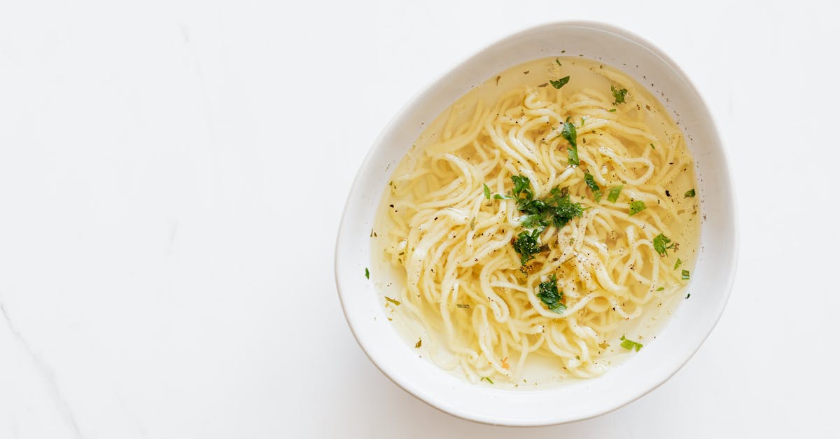 découvrez la recette réconfortante de la soupe de nouilles de grand-mère, un plat savoureux qui réchauffe le cœur et l'âme. parfait pour un repas en famille ou un moment de nostalgie, cette soupe allie des nouilles tendres et un bouillon riche, inspiré des traditions culinaires d'autrefois.