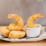 Tempura Sur Plaque En Céramique