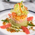 Apéritif Sur Assiette Blanche
