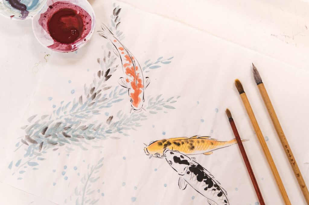 Photos gratuites de aquarelle, aquatique, art